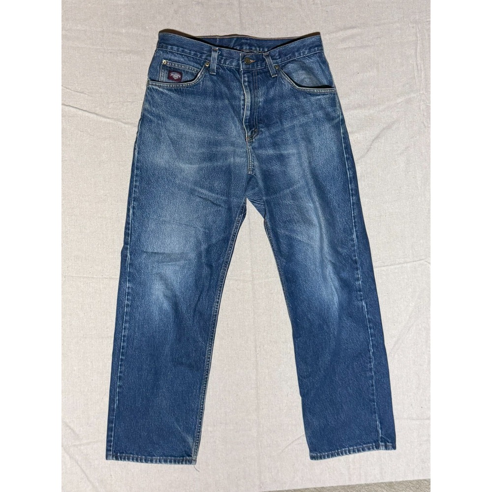 Vintage Diamond Gusset Jeans Mens 33x30 Relaxed Fit Made in USA UNITE Union